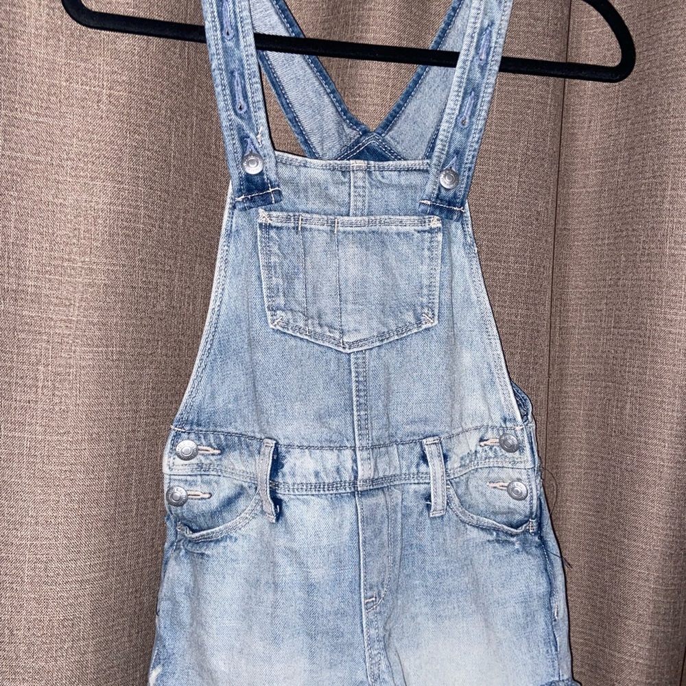 Old Navy Light Blue Denim Overalls